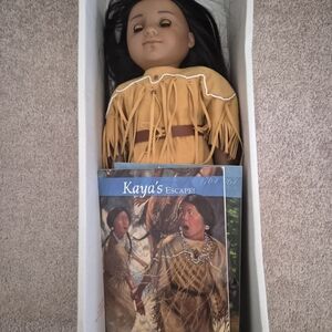 Kaya Doll with Book - Brown Outfit